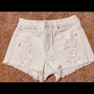 White distressed shorts new with tags!